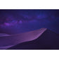 Dune and Starry Night Mural Wallpaper Purple Modern Romantic Wall Art for Living Room Clearhalo 'Wall Decor' 'Wall Mural' 1596412