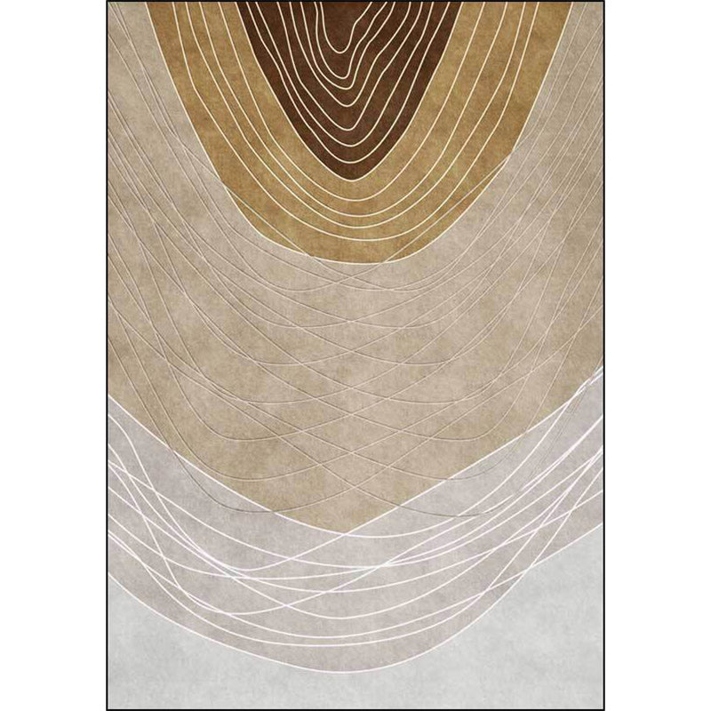 Novelty Living Room Rug Multi-colored Colorblock Wood Grain Print Rug Polyester Washable Pet Friendly Area Rug Clearhalo 'Area Rug' 'Rug' 1596748
