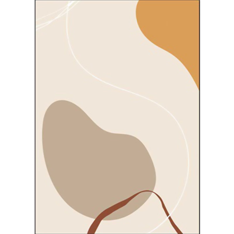 Casual Novelty Rug in Ivory Colorblock Lines Pattern Rug Polyester Non-Slip Carpet for Home Decoration Clearhalo 'Area Rug' 'Rug' 1596772