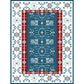 White Bedroom Rug Southwestern Tribal Leaf Pattern Area Rug Polyester Stain-Resistant Non-Slip Carpet Clearhalo 'Area Rug' 'Rugs' 'Southwestern' Rug' 1597723