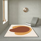 Novelty Living Room Rug in Brown Color Block Print Rug Polyester Pet Friendly Anti-Slip Backing Area Rug Clearhalo 'Area Rug' 'Rug' 1597882