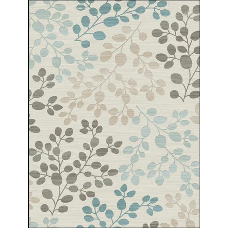 French Country Leaf Pattern Rug Beige Polyester Rug Machine Washable Non-Slip Backing Area Rug for Living Room Clearhalo 'Area Rug' 'French Country' 'Rugs' Rug' 1598139