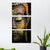 Buddha Painting Canvas Wall Art for Home Religious Wall Decor in Yellow, Multi-Piece Yellow 24" x 48" Clearhalo 'Art Gallery' 'Canvas Art' 'Contemporary Art Gallery' 'Modern' Arts' 1598774
