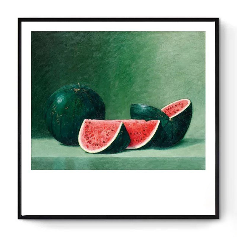 Still Life Fruit Canvas Painting Textured Retro Style House Interior Wall Art Clearhalo 'Art Gallery' 'Canvas Art' 'Traditional' Arts' 1598853