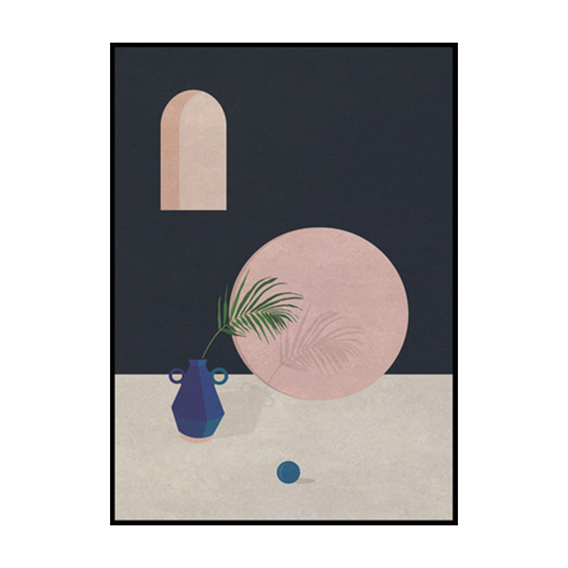 Modern Still Life Canvas Art Soft-Color Architecture Painting Wall Decor for Home Clearhalo 'Art Gallery' 'Canvas Art' 'Contemporary Art Gallery' 'Modern' Arts' 1598916