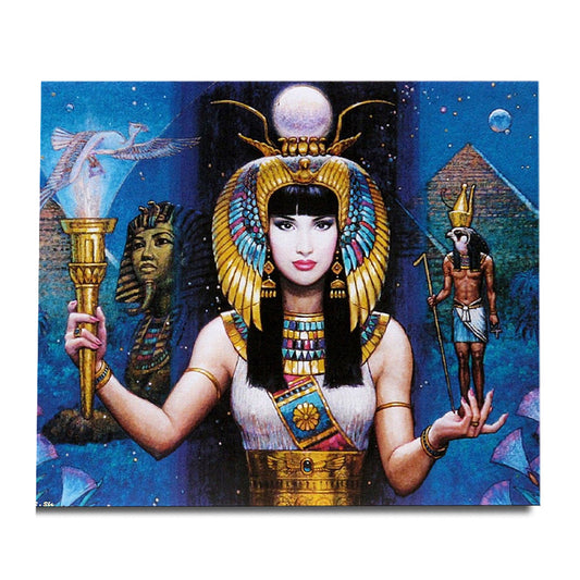 Textured Egypt Woman Art Print Canvas Contemporary Wall Decoration in Dining Room Clearhalo 'Art Gallery' 'Canvas Art' 'Contemporary Art Gallery' 'Modern' Arts' 1598970