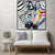 Modern Zebra Heads Wall Art Living Room Canvas Print Painting in Black and White Black-White Clearhalo 'Art Gallery' 'Canvas Art' 'Contemporary Art Gallery' 'Modern' Arts' 1599129