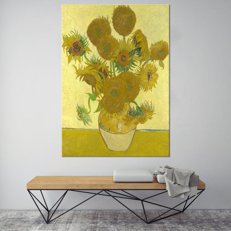 Classic Still Life Flower Painting Pastel Color Textured Canvas Wall Art for Home Clearhalo 'Art Gallery' 'Canvas Art' 'Contemporary Art Gallery' 'Modern' Arts' 1599162