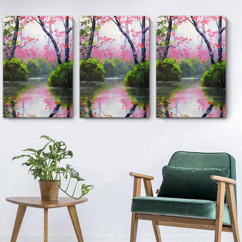 Scenery Painting Wall Decor Modern Style Textured Canvas Art Print for Living Room Clearhalo 'Art Gallery' 'Canvas Art' 'Contemporary Art Gallery' 'Modern' Arts' 1599209