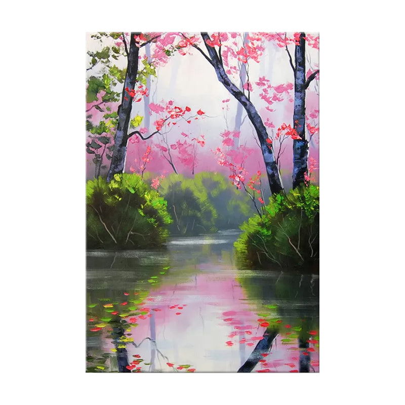 Scenery Painting Wall Decor Modern Style Textured Canvas Art Print for Living Room Clearhalo 'Art Gallery' 'Canvas Art' 'Contemporary Art Gallery' 'Modern' Arts' 1599210