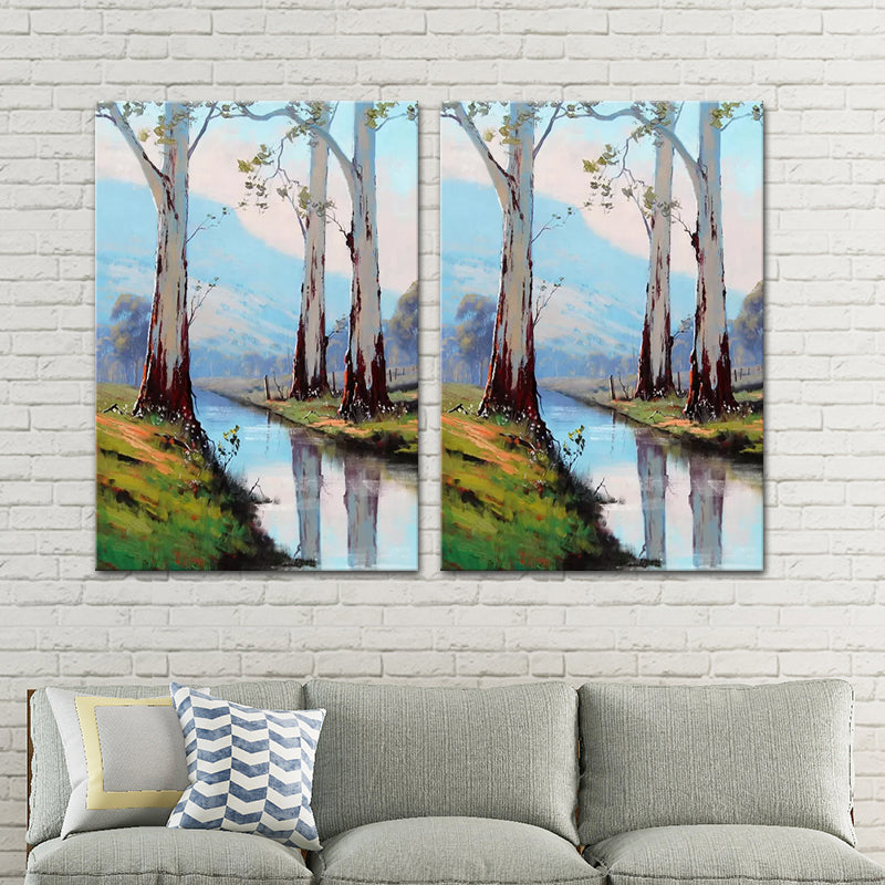Scenery Painting Wall Decor Modern Style Textured Canvas Art Print for Living Room Clearhalo 'Art Gallery' 'Canvas Art' 'Contemporary Art Gallery' 'Modern' Arts' 1599217