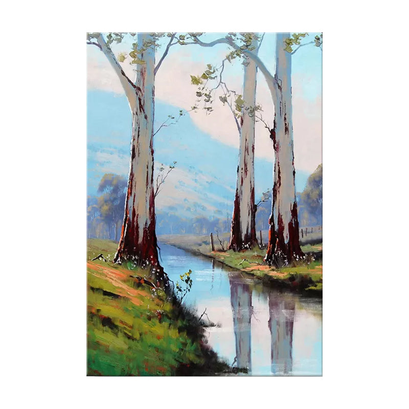 Scenery Painting Wall Decor Modern Style Textured Canvas Art Print for Living Room Clearhalo 'Art Gallery' 'Canvas Art' 'Contemporary Art Gallery' 'Modern' Arts' 1599219