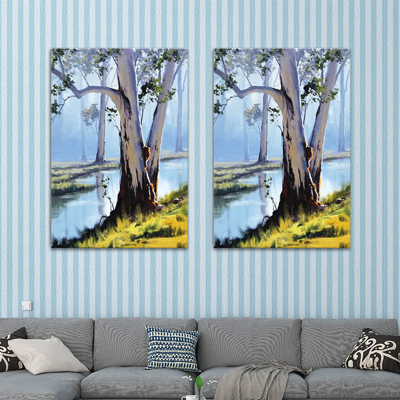 Scenery Painting Wall Decor Modern Style Textured Canvas Art Print for Living Room Clearhalo 'Art Gallery' 'Canvas Art' 'Contemporary Art Gallery' 'Modern' Arts' 1599226