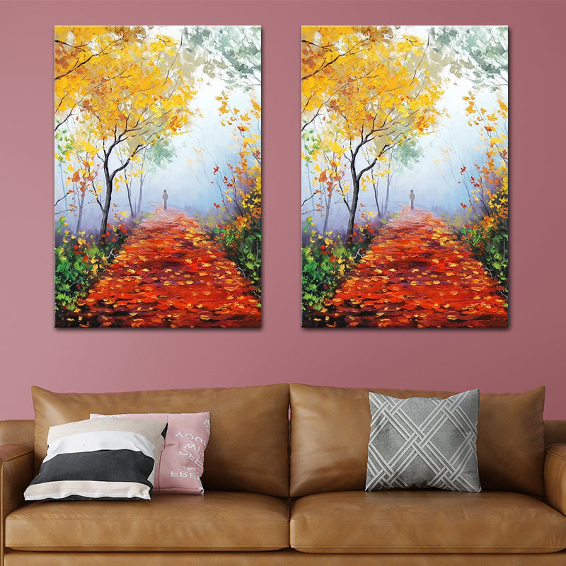 Scenery Painting Wall Decor Modern Style Textured Canvas Art Print for Living Room Clearhalo 'Art Gallery' 'Canvas Art' 'Contemporary Art Gallery' 'Modern' Arts' 1599233