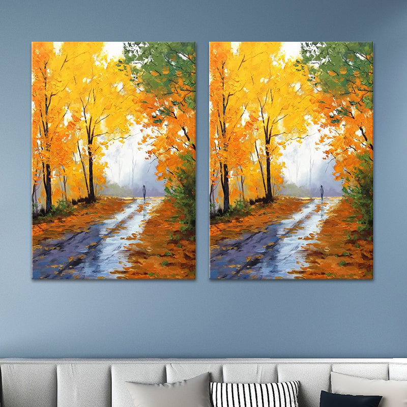 Scenery Painting Wall Decor Modern Style Textured Canvas Art Print for Living Room Clearhalo 'Art Gallery' 'Canvas Art' 'Contemporary Art Gallery' 'Modern' Arts' 1599241