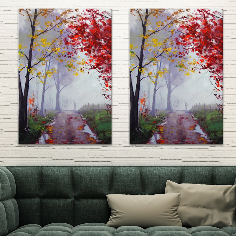 Scenery Painting Wall Decor Modern Style Textured Canvas Art Print for Living Room Clearhalo 'Art Gallery' 'Canvas Art' 'Contemporary Art Gallery' 'Modern' Arts' 1599250