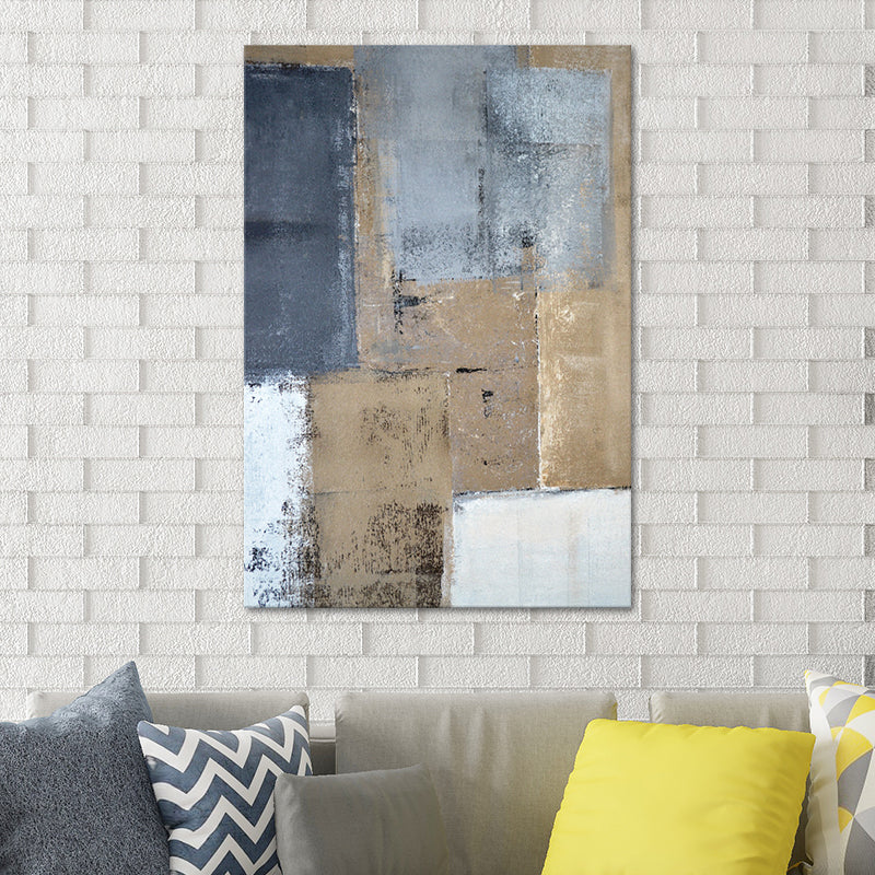 Textured Distressed Painting Canvas Print Contemporary Wall Art for Living Room Clearhalo 'Art Gallery' 'Canvas Art' 'Contemporary Art Gallery' 'Modern' Arts' 1599266