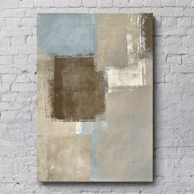 Textured Distressed Painting Canvas Print Contemporary Wall Art for Living Room Brown Clearhalo 'Art Gallery' 'Canvas Art' 'Contemporary Art Gallery' 'Modern' Arts' 1599272
