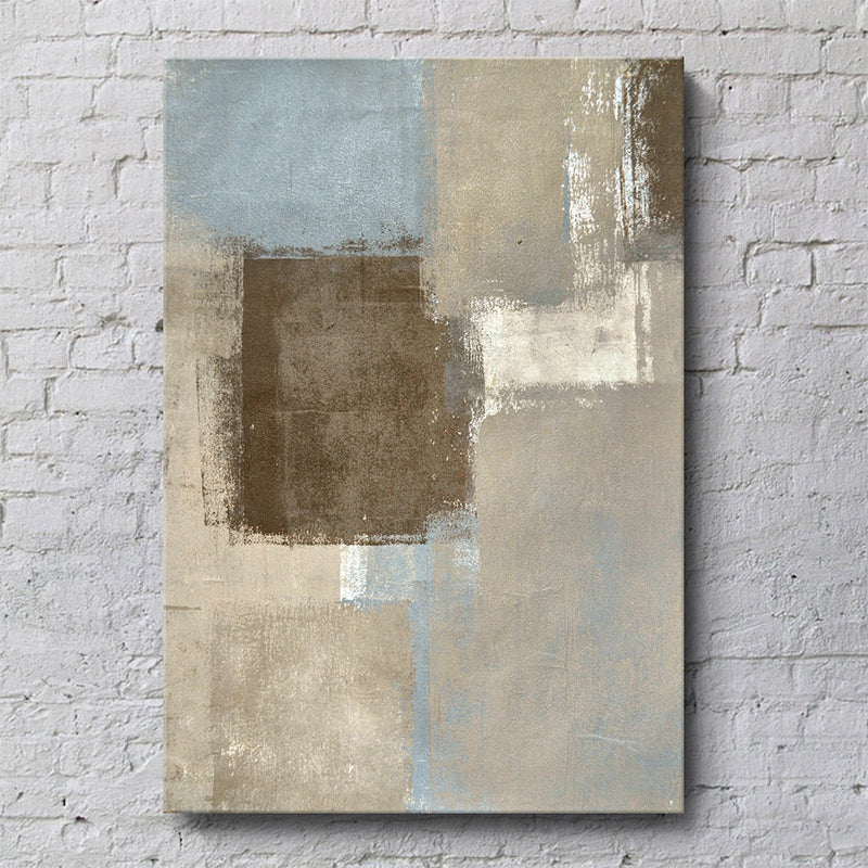 Textured Distressed Painting Canvas Print Contemporary Wall Art for Living Room Brown Clearhalo 'Art Gallery' 'Canvas Art' 'Contemporary Art Gallery' 'Modern' Arts' 1599272