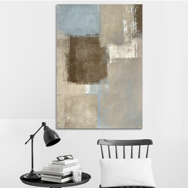 Textured Distressed Painting Canvas Print Contemporary Wall Art for Living Room Clearhalo 'Art Gallery' 'Canvas Art' 'Contemporary Art Gallery' 'Modern' Arts' 1599273