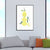 Fruit Print Wall Art Noordse getextureerde ingepakte canvas in zachte kleur voor woonkamer