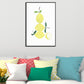 Fruit Print Wall Art Nordic Textured Wrapped Canvas in Soft Color for Living Room Clearhalo 'Arts' 'Canvas Art' 1599350