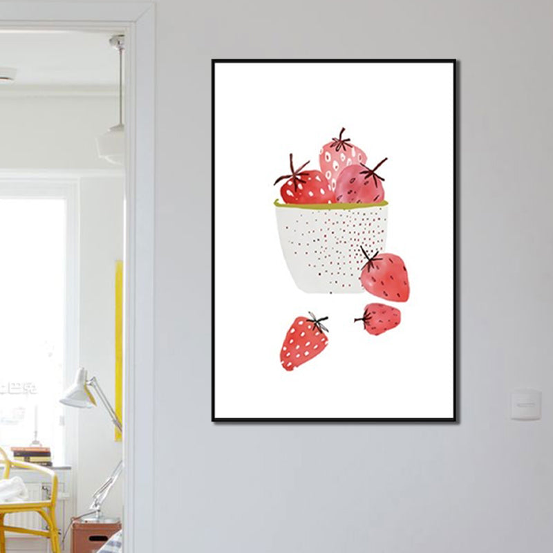 Arte della parete della stampa da frutta tela testurizzata testurizzata in colore morbido per soggiorno