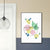 フルーツプリントウォールアートノルディックテクスチャラップラップキャンバスは、リビングルームの柔らかい色のキャンバス