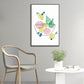 Fruit Print Wall Art Nordic Textured Wrapped Canvas in Soft Color for Living Room Clearhalo 'Arts' 'Canvas Art' 1599364