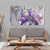 Stylish Flower Painting Canvas Art Purple-Grey Textured Wall Decor for Living Room Purple 24" x 48" Clearhalo 'Art Gallery' 'Canvas Art' 'Contemporary Art Gallery' 'Modern' Arts' 1599728