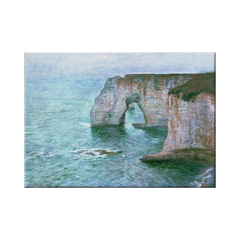 Modern Canvas Wall Art Pastel Color Sea Arch Painting Wall Decoration for Parlor Clearhalo 'Art Gallery' 'Canvas Art' 'Contemporary Art Gallery' 'Modern' Arts' 1599794