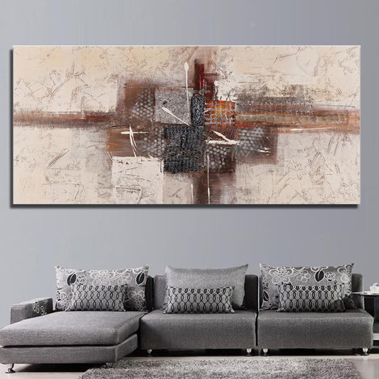 Textured Surface Abstract Wall Art Contemporary Canvas Painting for Home Interior Clearhalo 'Art Gallery' 'Canvas Art' 'Contemporary Art Gallery' 'Modern' Arts' 1599883