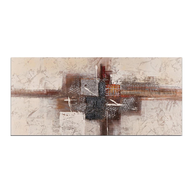 Textured Surface Abstract Wall Art Contemporary Canvas Painting for Home Interior Clearhalo 'Art Gallery' 'Canvas Art' 'Contemporary Art Gallery' 'Modern' Arts' 1599884