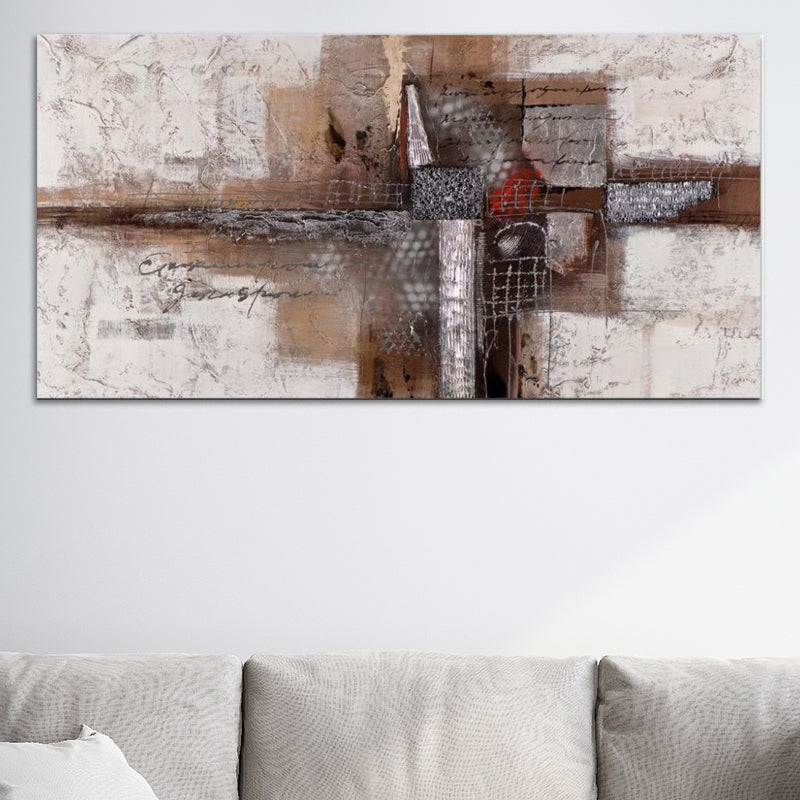 Textured Surface Abstract Wall Art Contemporary Canvas Painting for Home Interior Clearhalo 'Art Gallery' 'Canvas Art' 'Contemporary Art Gallery' 'Modern' Arts' 1599887