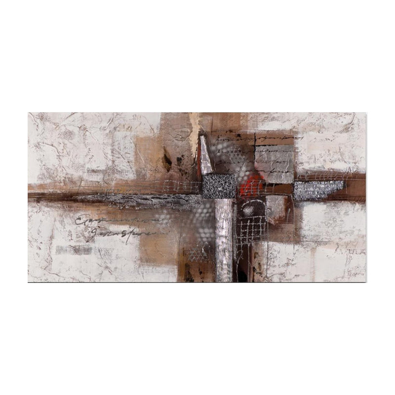 Textured Surface Abstract Wall Art Contemporary Canvas Painting for Home Interior Clearhalo 'Art Gallery' 'Canvas Art' 'Contemporary Art Gallery' 'Modern' Arts' 1599889