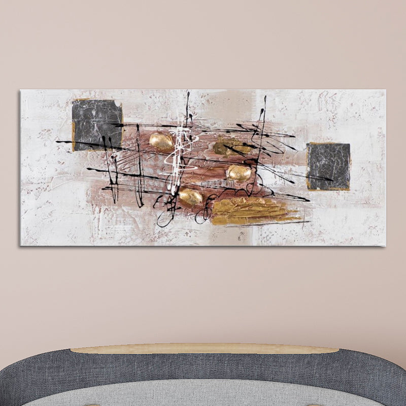Textured Surface Abstract Wall Art Contemporary Canvas Painting for Home Interior Clearhalo 'Art Gallery' 'Canvas Art' 'Contemporary Art Gallery' 'Modern' Arts' 1599892
