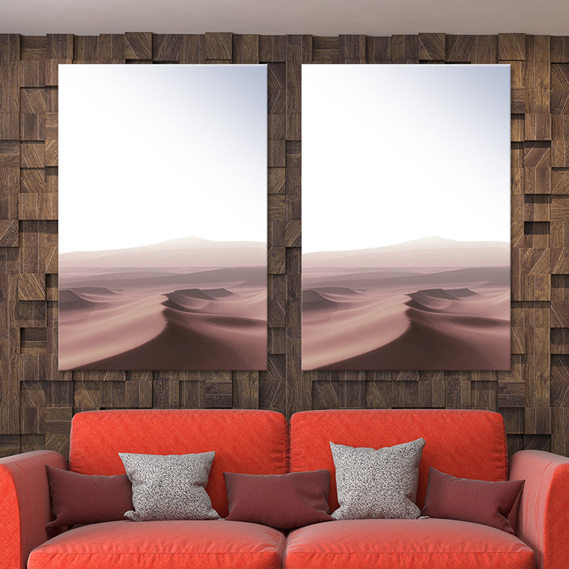 Black and White Modern Art Print Aerial View of Misty Mountain Wall Decor for Home Clearhalo 'Art Gallery' 'Canvas Art' 'Contemporary Art Gallery' 'Modern' Arts' 1600109