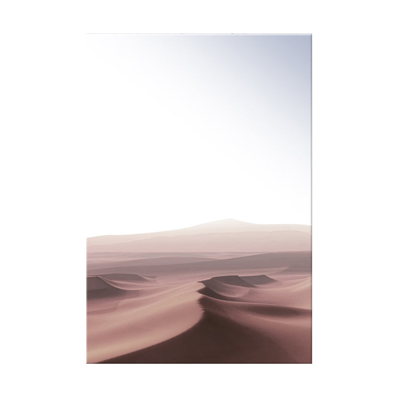 Black and White Modern Art Print Aerial View of Misty Mountain Wall Decor for Home Clearhalo 'Art Gallery' 'Canvas Art' 'Contemporary Art Gallery' 'Modern' Arts' 1600111