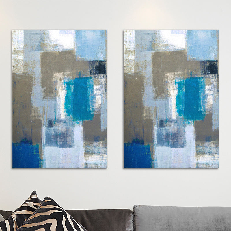 Color Block Oil Painting Canvas Print Modernism Textured Wall Art Decor for Living Room Clearhalo 'Art Gallery' 'Canvas Art' 'Contemporary Art Gallery' 'Modern' Arts' 1600149