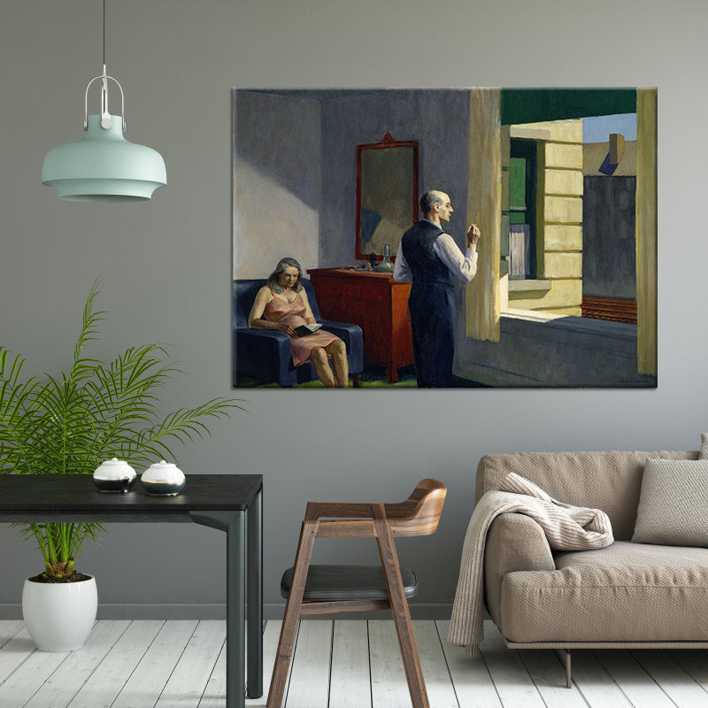 Edward Hopper Scenery Wall Art Modern Style Textured Canvas Print for Home Pathway Clearhalo 'Art Gallery' 'Canvas Art' 'Traditional' Arts' 1600295