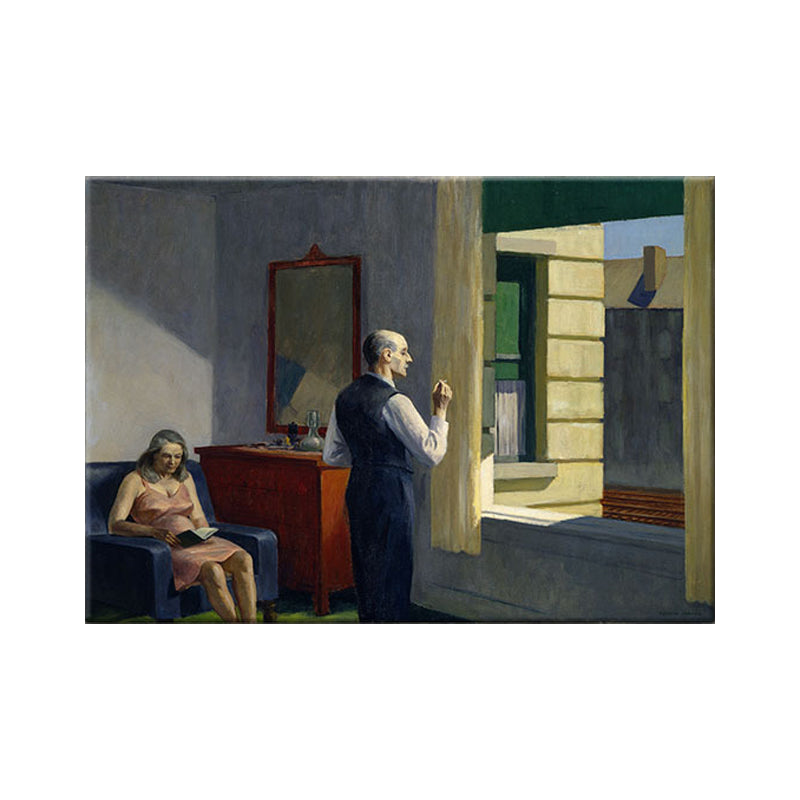 Edward Hopper Scenery Wall Art Modern Style Textured Canvas Print for Home Pathway Clearhalo 'Art Gallery' 'Canvas Art' 'Traditional' Arts' 1600297