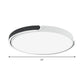 Black/White/Champagne Disk Flush Ceiling Light with Acrylic Shade Modern LED 15"/19"/23" Dia Bedroom Ceiling Light Fixture in Warm/White Clearhalo 'Ceiling Lights' 'Close To Ceiling Lights' 'Close to ceiling' 'Flush mount' Lighting' 160204