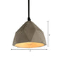 Bowl/Cylinder/Semi Circle Cement Pendant Lamp Vintage 1 Light Dining Room Hanging Light Fixture in Grey Clearhalo 'Ceiling Lights' 'Modern Pendants' 'Modern' 'Pendant Lights' 'Pendants' Lighting' 160326