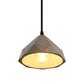 Bowl/Cylinder/Semi Circle Cement Pendant Lamp Vintage 1 Light Dining Room Hanging Light Fixture in Grey Clearhalo 'Ceiling Lights' 'Modern Pendants' 'Modern' 'Pendant Lights' 'Pendants' Lighting' 160335