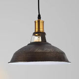 Rustic Copper/Beige/Rust/Gray Barn Pendant Lighting Farmhouse Style Wrought Iron 1 Light Restaurant Ceiling Light Fixture Clearhalo 'Art Deco Pendants' 'Cast Iron' 'Ceiling Lights' 'Ceramic' 'Crystal' 'Industrial Pendants' 'Industrial' 'Metal' 'Middle Century Pendants' 'Pendant Lights' 'Pendants' 'Tiffany' Lighting' 16049