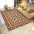 Americana Tribal Print Rug Grey and Brown Polyester Rug Machine Washable Non-Slip Area Rug for Living Room Brown Clearhalo 'Area Rug' 'Rugs' 'Southwestern' Rug' 1608565