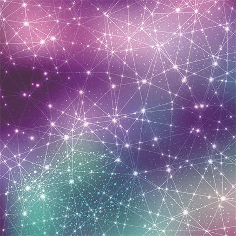 Simple Modern Rug in Purple Outer Space Star Geometry Pattern Rug Polyester Stain-Resistant Carpet for Home Decoration Clearhalo 'Area Rug' 'Modern' 'Rugs' Rug' 1609515