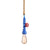 Red/Blue Finish Pipe Ceiling Light Fixture Industrial Style Iron 1 Light Stairway Suspended Lamp Blue Clearhalo 'Art Deco Pendants' 'Cast Iron' 'Ceiling Lights' 'Ceramic' 'Crystal' 'Industrial Pendants' 'Industrial' 'Metal' 'Middle Century Pendants' 'Pendant Lights' 'Pendants' 'Tiffany' Lighting' 160976