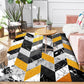 Black and Golden Modern Rug Polyester Geometric and Marble Surface Pattern Rug Washable Non-Slip Backing Carpet for Living Room Clearhalo 'Area Rug' 'Modern' 'Rugs' Rug' 1609953