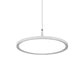 Led Office Pendant Lamp with Plate Metal Shade Simplicity White/Black Ceiling Light Fixture in White/Warm Light, 12"/16"/19.5" Wide Clearhalo 'Ceiling Lights' 'Modern Pendants' 'Modern' 'Pendant Lights' 'Pendants' Lighting' 161021